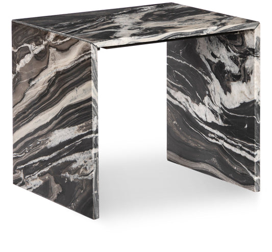 Canova End Table - Handcrafted Genuine Marble with Elegant Design for Contemporary Living Spaces