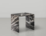 Canova End Table - Handcrafted Genuine Marble with Elegant Design for Contemporary Living Spaces