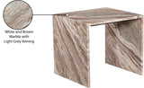 Canova End Table - Handcrafted Genuine Marble with Elegant Design for Contemporary Living Spaces