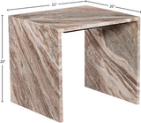 Canova End Table - Handcrafted Genuine Marble with Elegant Design for Contemporary Living Spaces