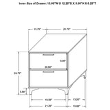 Kendall 4-Piece Eastern King Bedroom Set White