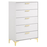 Kendall 5-Piece California King Bedroom Set White
