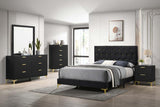 Kendall 5-Piece Queen Bedroom Set Black