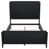 Brookmead Wood Queen Panel Bed Black