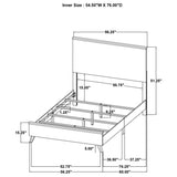 Kaywood 4-piece Eastern King Bedroom Set Natural Pine