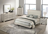 Trenton 5-Piece Queen Bedroom Set Rustic Cream