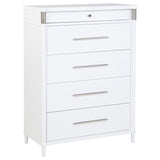 Gracemont 5-Drawer Bedroom Chest of Drawers White