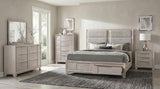 Farre 4-Piece Eastern King Bedroom Set Washed Grey