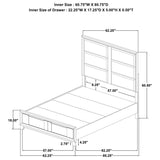 Farre 4-Piece Queen Bedroom Set Washed Grey