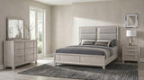 Farre 5-Piece Queen Bedroom Set Washed Grey