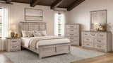 Nevado 5-Piece Queen Panel Bedroom Set Grey and Weathered Taupe