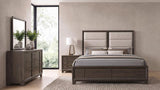 Farre 5-Piece Eastern King Bedroom Set Dark Brown