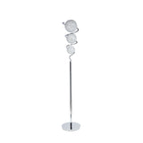 Vertical Crystal Sphere Floor Lamp // 3 Light