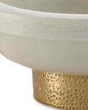 Valor Small White Marble Bowl