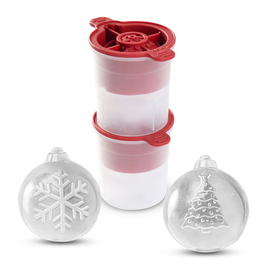 Tree and Snowflake Ornament Ice Molds - Set of 2