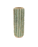 Sunken Boat Tall Green Vase