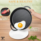 Moss & Stone 12-Inch Nonstick Indoor Grill Pan