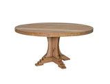 Marquez Round Dining Table - Solid Pine Farmhouse Style