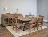 Natural Parota Rectangular Dining Table | Elegant Wood Furniture