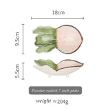 Vegetable Shape Snacks Sauce Dish
