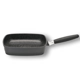 BergHOFF Scala 9.5" Nonstick Square Grill Pan, Cast Aluminum, Removeable Handle