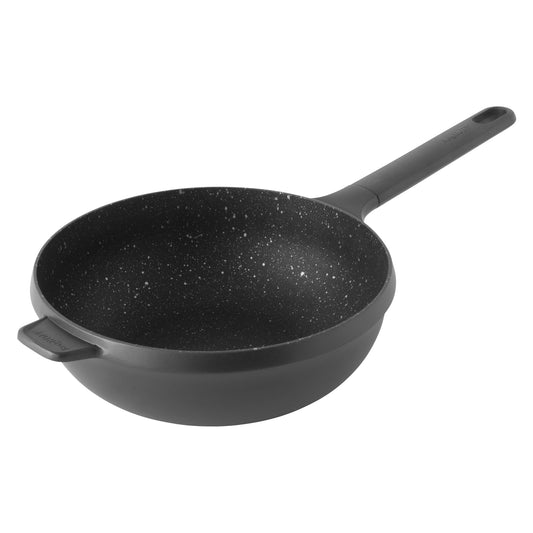 BergHOFF GEM 10" Non-stick Stir Fry Pan 3Qt., Black