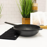 BergHOFF GEM 10" Non-stick Stir Fry Pan 3Qt., Black