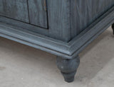 4 Doors Capri Console Table - Rustic Hand-Distressed Wood