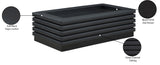 Rory Coffee Table - Contemporary Design with Stylish Oak Veneer and Soft Vegan Leather Accents