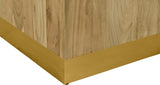 Acacia Wood Coffee Table with Stunning Grain Design and Sturdy Metal Base for Modern Living Spaces