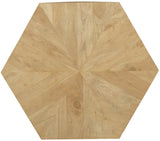 Diamante Coffee Table - Stunning Diamond-Shaped Acacia Wood Centerpiece for Modern Living Spaces