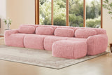 MELLOW 149" 4-Seater Sofa with 1 Ottoman