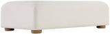Diana Cream Coffee Table - Elegant Art Deco Design with Textured Fabric for Modern Living Spaces