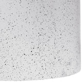 Terrazo End Table - Modern Iron Design with Speckled Surface for Stylish Home or Office Decor