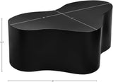 Tevere Coffee Table - Modern Matte Metal Design with Unique Shape for Stylish Gatherings and Leisure