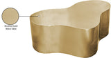 Tevere Coffee Table - Modern Matte Metal Design with Unique Shape for Stylish Gatherings and Leisure