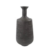 Etched Crossways Flared Neck Vase- Medium