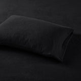 Microfleece Warm Sheet Set, Black