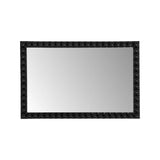 Varsha Rectangle Glossy Black Mirror