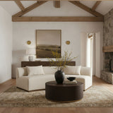 Avanti - 104" Chenille Fabric Upholstered Sofa