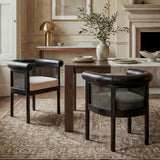 Richard Mid-Century Modern Cane Dining Chair