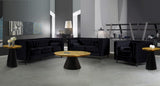 Martini Metal Contemporary End Table – Stylish Round Design Perfect for Any Room in Your Home