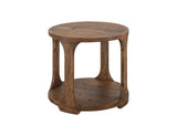 1 Shelf End Table - Handcrafted Mango & Teak Wood Balam