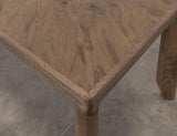 Natural Teca Teak Wood Dining Table | Transitional Design