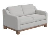 Wooden Frame Loveseat with Two Cushions - Samba Collection