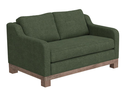 Wooden Frame Loveseat | Samba Collection Traditional Furniture