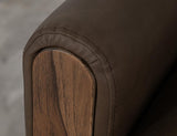 Balam Wooden Frame Armchair - Pine & Teak Design
