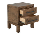 2 Drawer Nightstand | Merida Collection Mango Wood