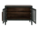 Autumn Console 2 Door 1 Shelf - Pine Wood Storage Cabinet