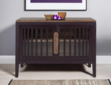 Autumn Console - 2 Door Pine Wood Storage Cabinet with Shelf